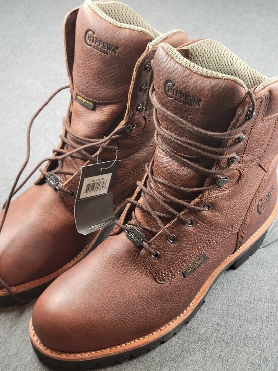 Chippewa Boots waterproof steel toe insulated quarry Logger 11.5 new with tags main image 9